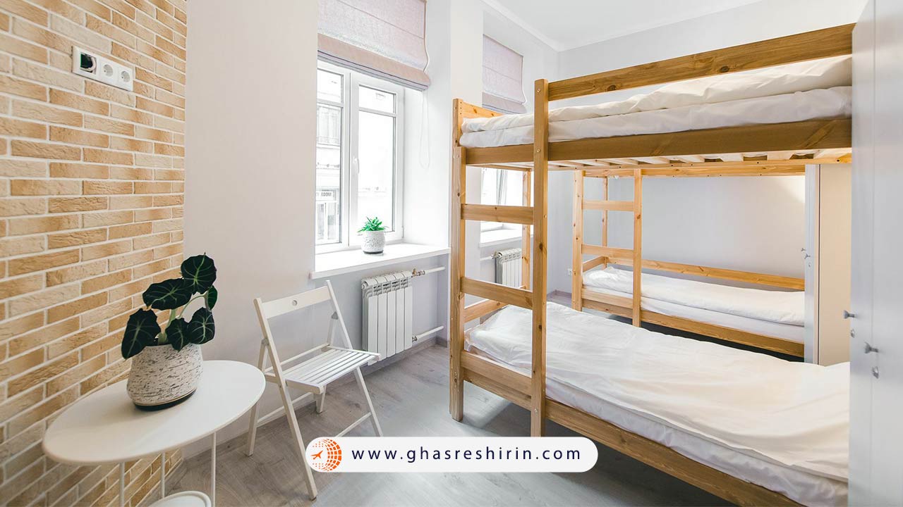 انواع تخت در هاستل