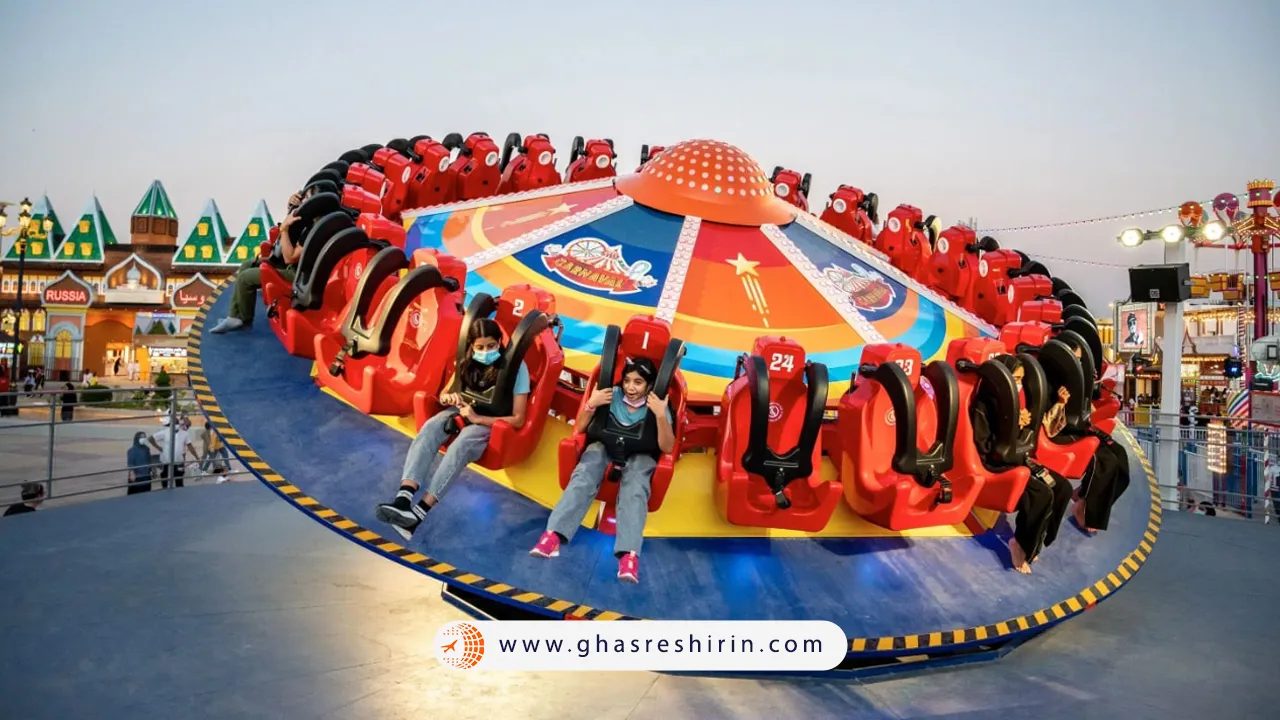 شهربازی بزرگ بخش هیجان انگیز در گلوبال ویلیج