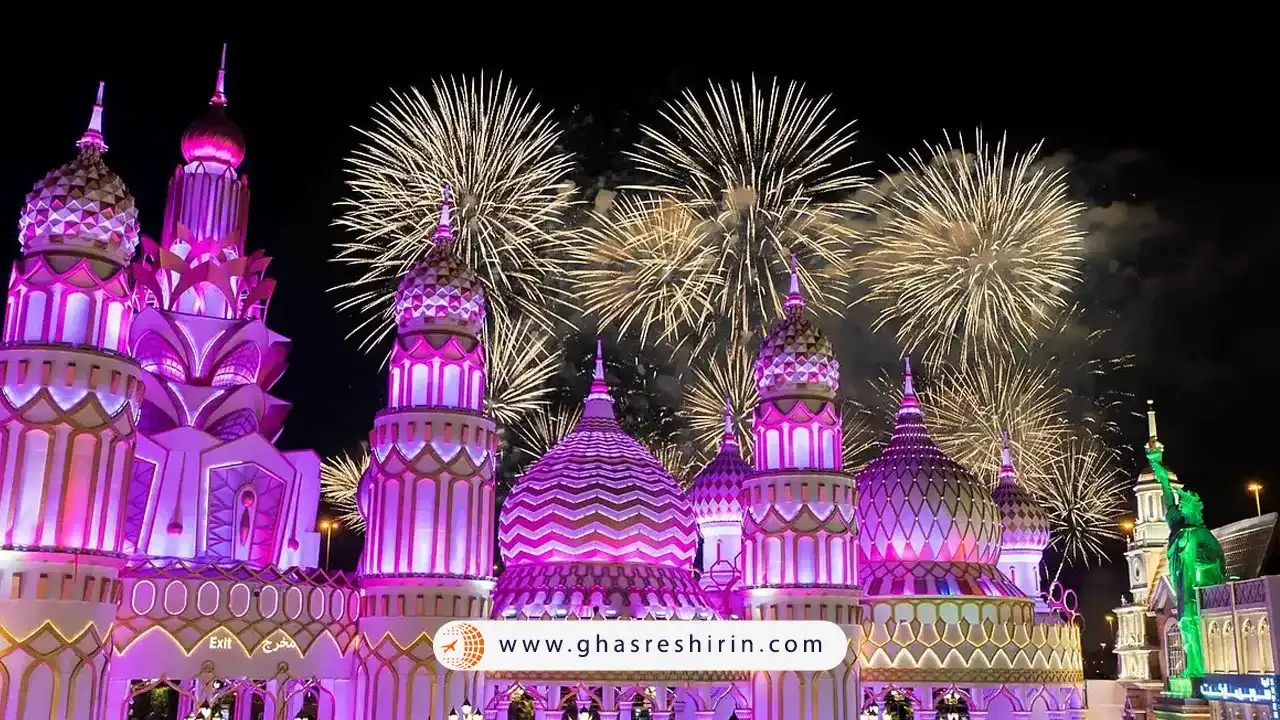 بزرگترین نمایش‌ های آتش‌ بازی در گلوبال ویلیج