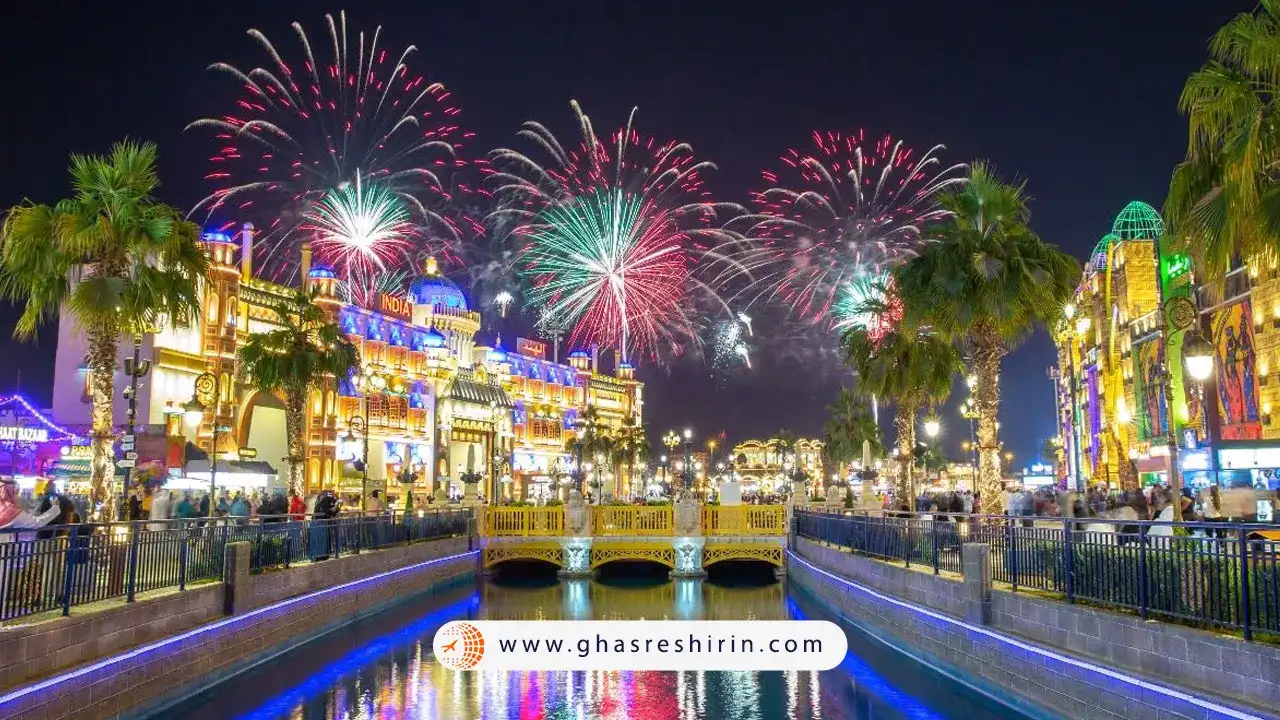 بزرگترین نمایش آتش‌ بازی؛ یکی از رکوردهای جهانی گلوبال ویلیج