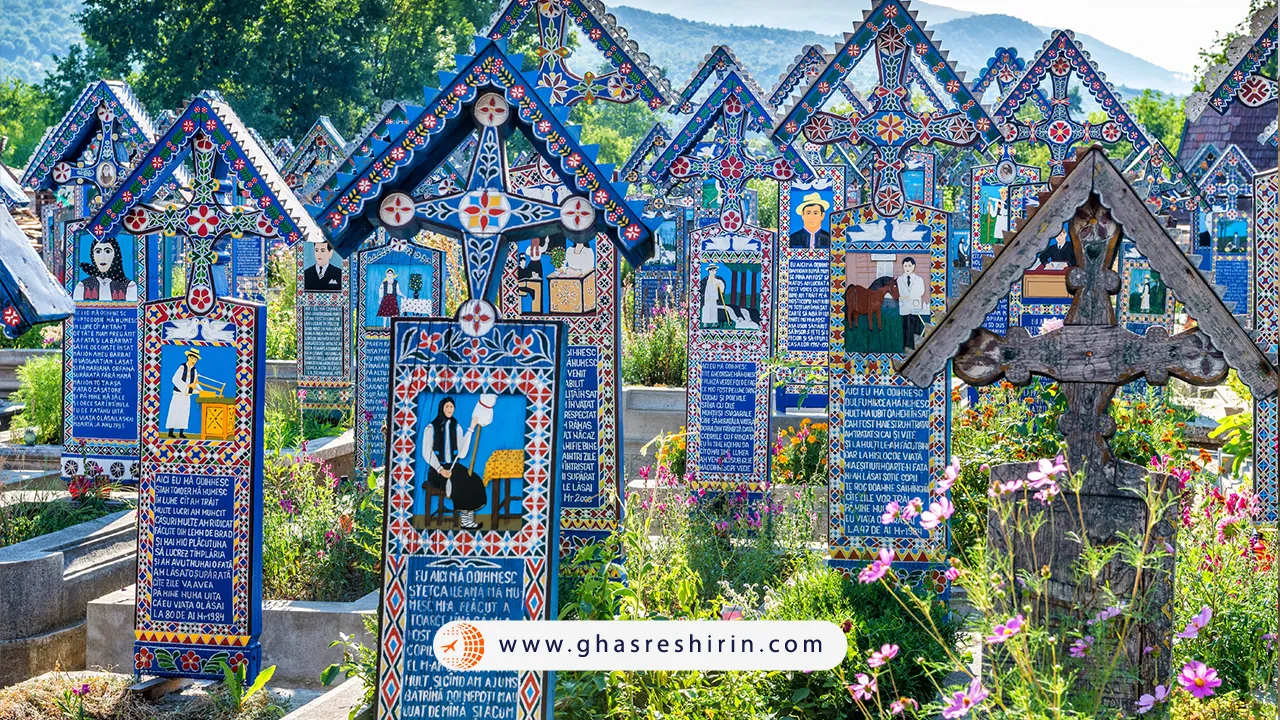 قبرستان-Merry-Sapanta،-رومانی