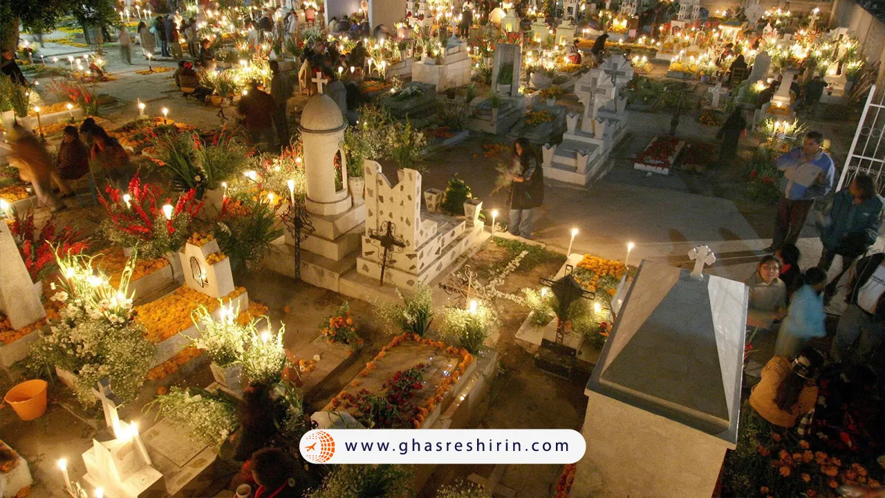 قبرستان-Panteon-Antiguo،-اوکزاکا،-مکزیک