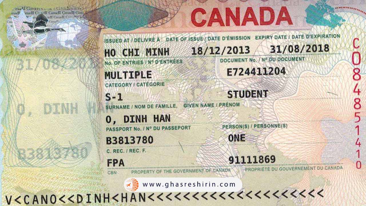 ویزای توریستی کانادا