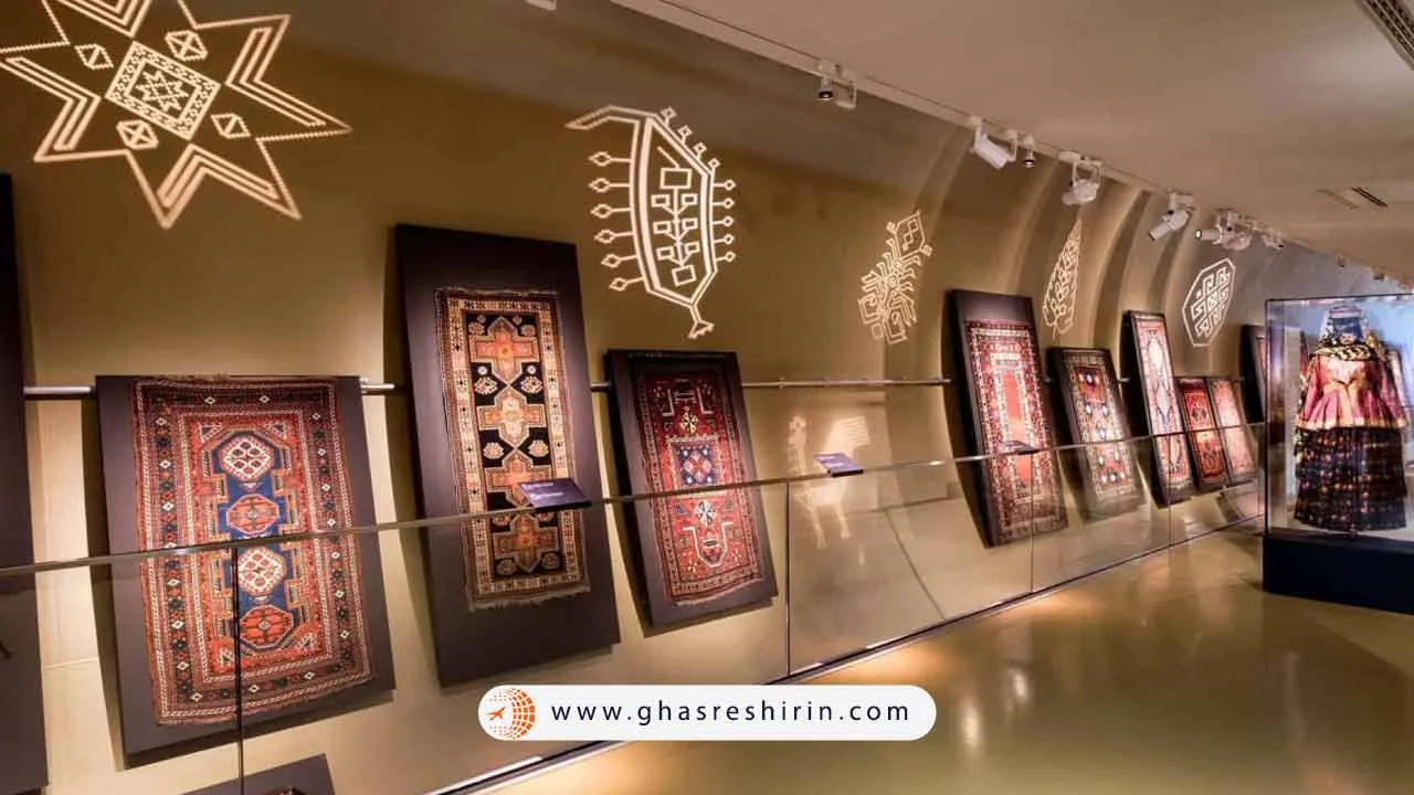 بخش های مختلف موزه فرش ایران