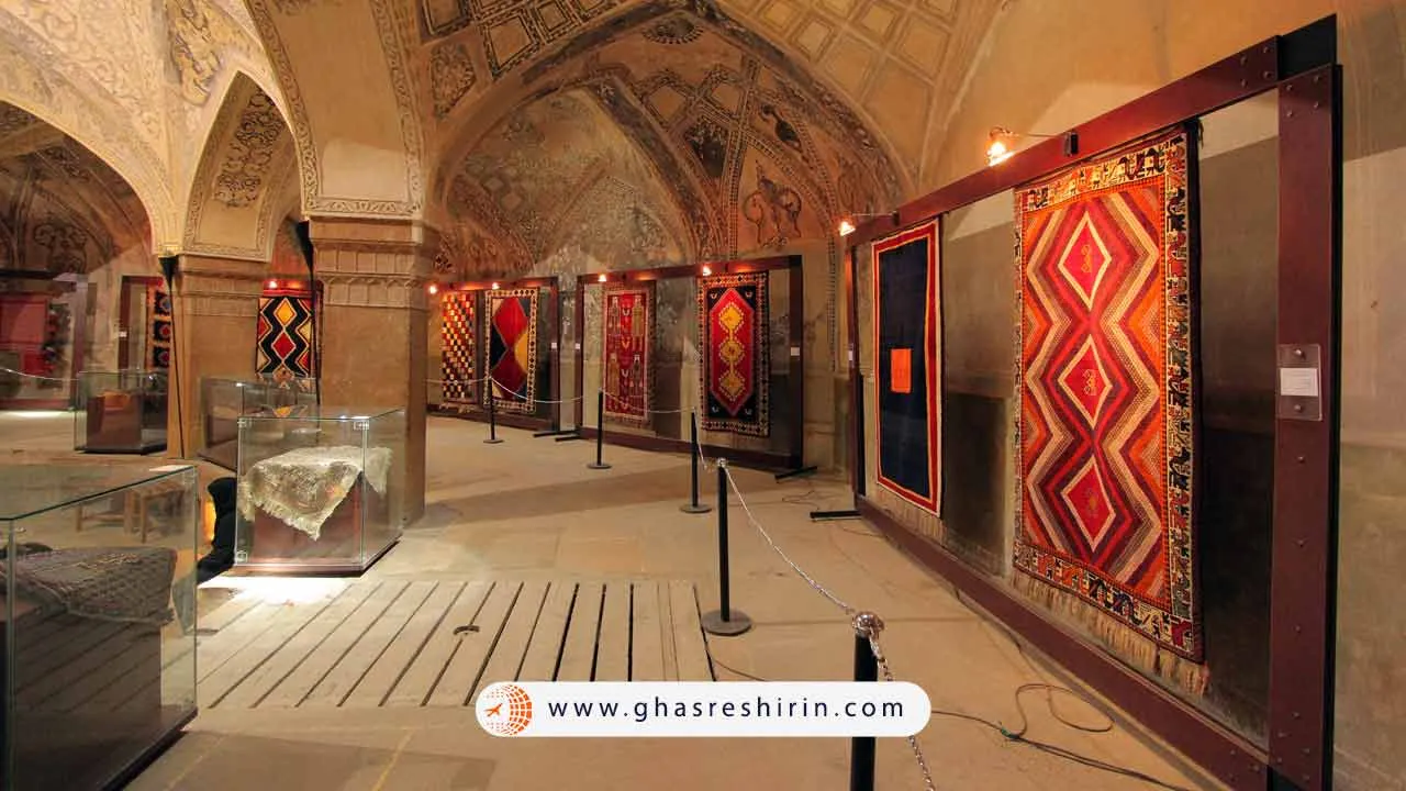 بخش های مختلف موزه فرش ایران - نمایشگاه های موقت