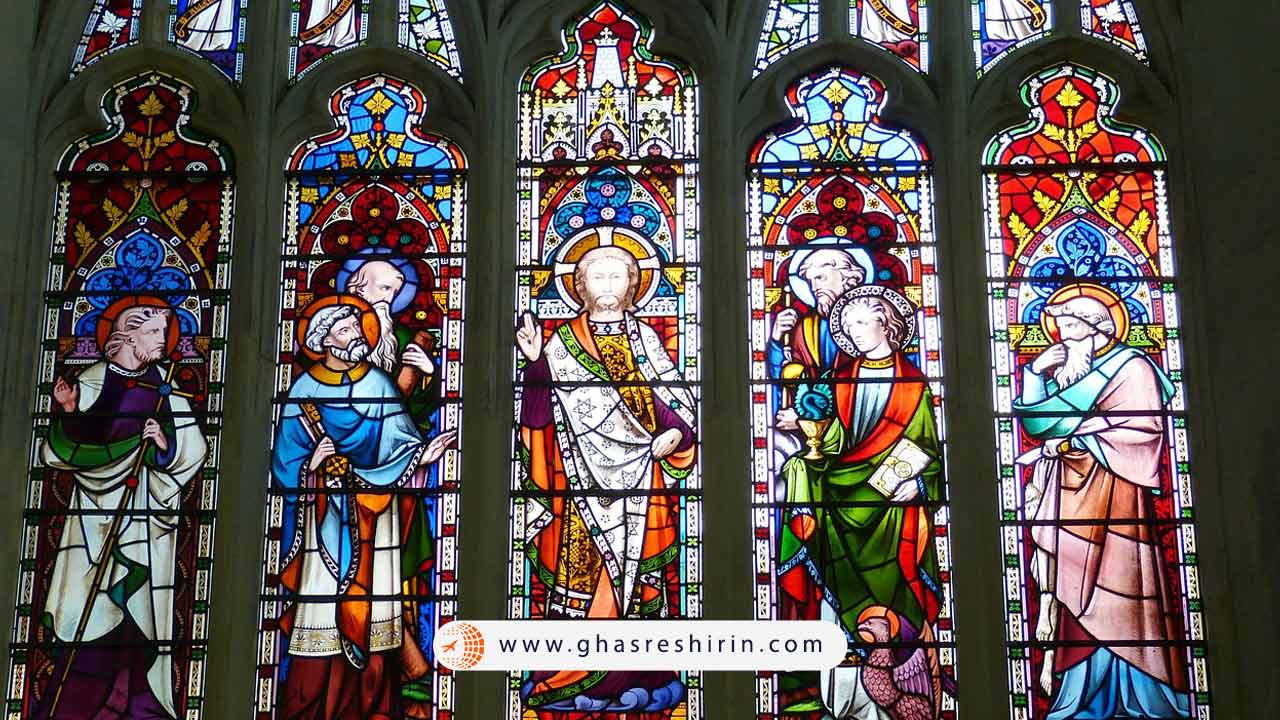 پنجره‌ های شیشه‌ای رنگی کلیسای فرامونستر