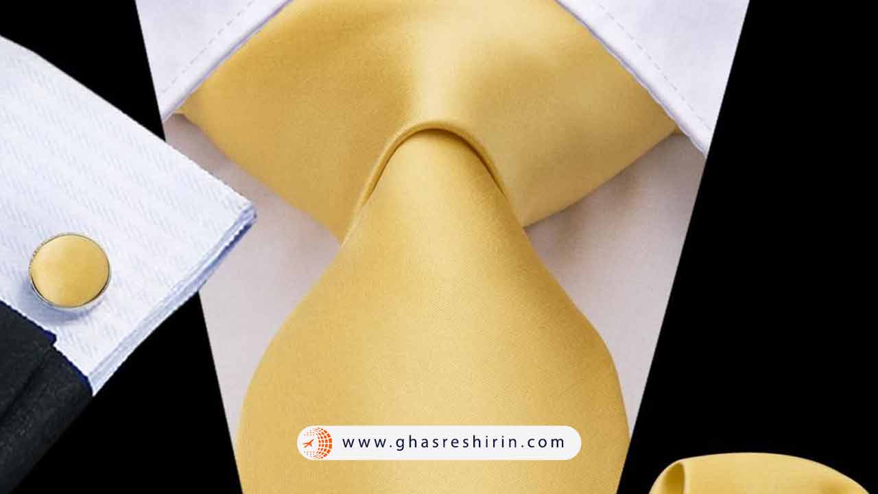 کراوات زرد: نماد خوش بینی، انرژی و خلاقیت